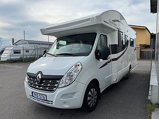 Husbil-halvintegrerad RIMOR Sweden Limited Låga långbäddar & taksäng! 5 bältad! 18 av 20