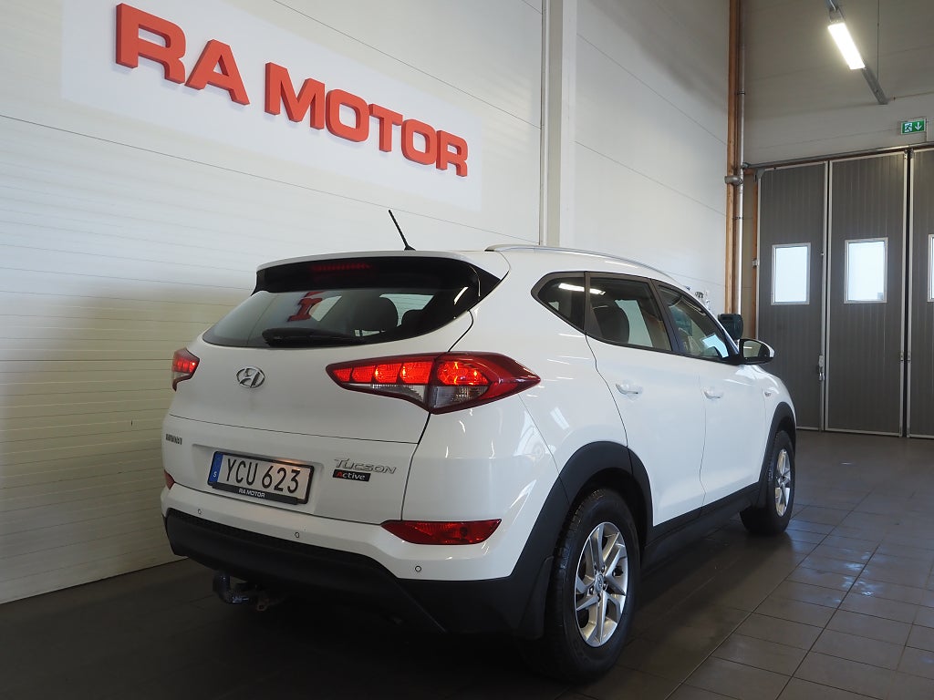 Hyundai Tucson 1,6 GDI blue 132hk Active 2WD Extraljus Dragkrok 2017