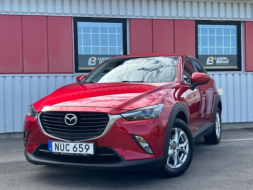 Mazda CX-3 2.0 SKYACTIV-G/ Ränta Fr 1,95%/Euro 6/Låga Mil/1 Ägare