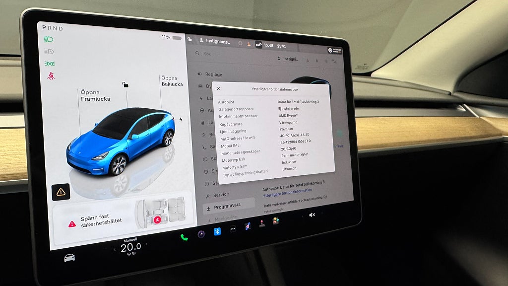 Tesla Model Y 2022 - miniatyr 11