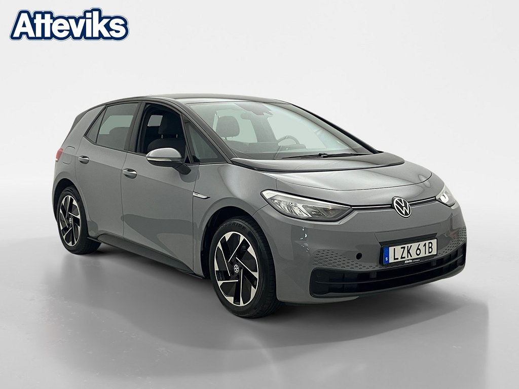 Volkswagen ID.3 Pro 204hk privatleasing 2995kr/månaden