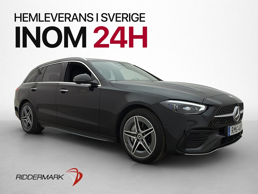 Mercedes-Benz C300 de 4MATIC 313hk AMG 360° Drag Elstol Navi