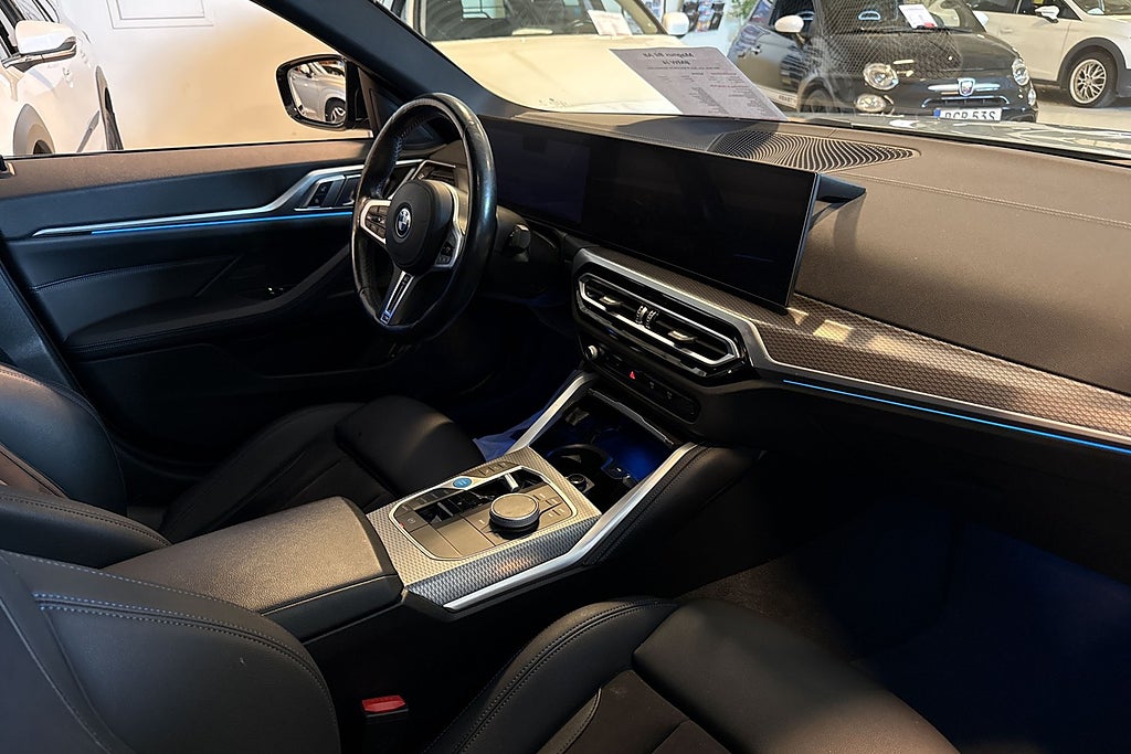 BMW i4 M50 xDrive Gran Coupé M Sport Drag Sov Hjul Kamera Moms miniatyr 13