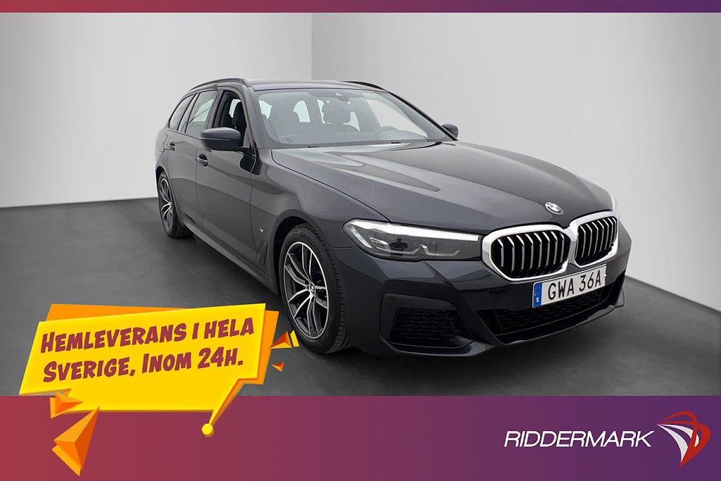 BMW 520d xDrive 190hk M Sport Skinn Kamera Drag CarPlay Navi