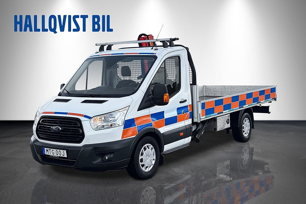 Ford transit 350 Chassi Cab 2.0 TDCi Manuell, 170hk Kran