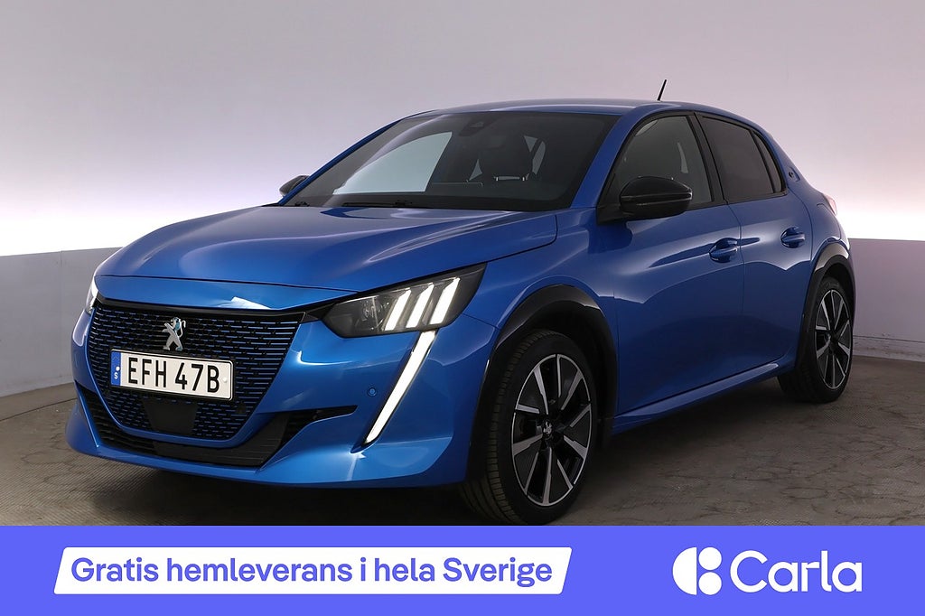 Peugeot E-208 GT Pack Kamera Adap.Fart Värmare