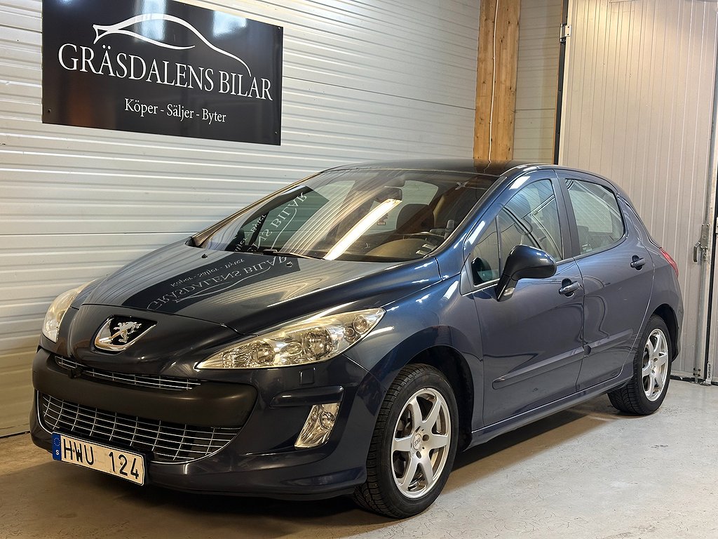 Peugeot 308 5-dörrar 1.6 THP LÅGAMIL/M-VÄRME/FULLSERVAD/SoV