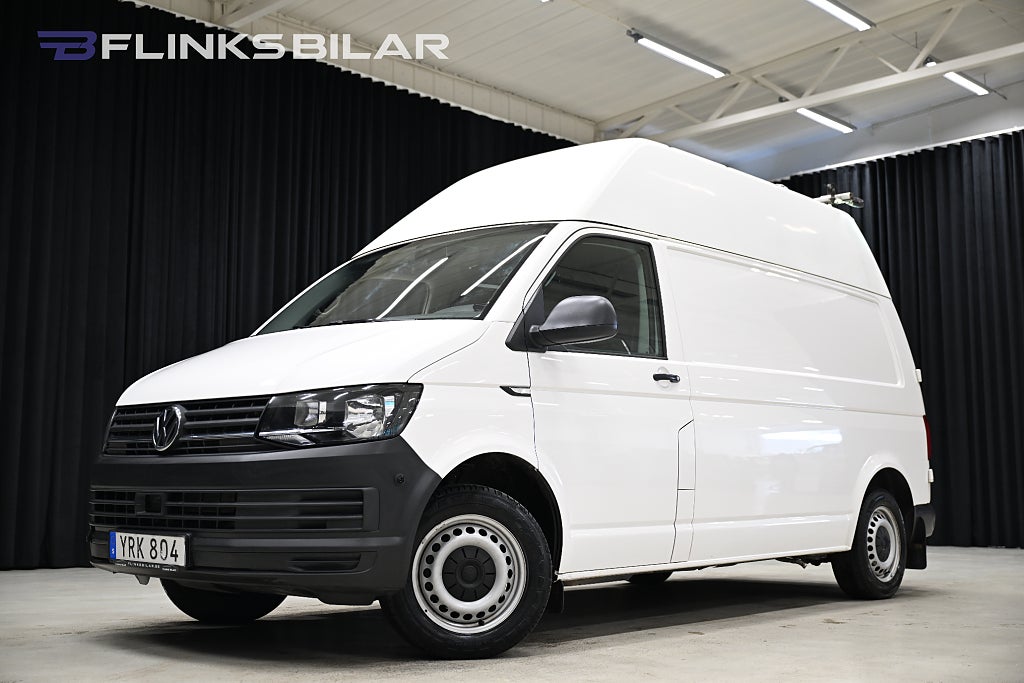 Volkswagen Transporter 150HK L2 Högtak|Servicebil|Inredd|Kambytt|EnÄgare|SeUtr