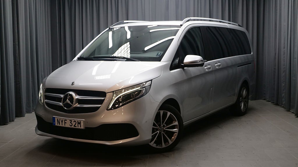 Mercedes-Benz V 250d 360* Moms 7-Sits Black-F Ränta på 4.5%