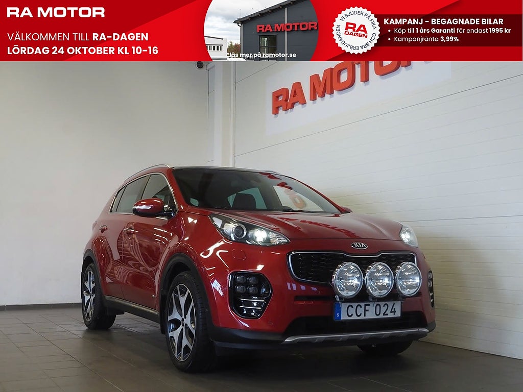 Kia Sportage 2.0 CRDi AWD 185hk GT-Line Pano Drag Kamera Navi 2016