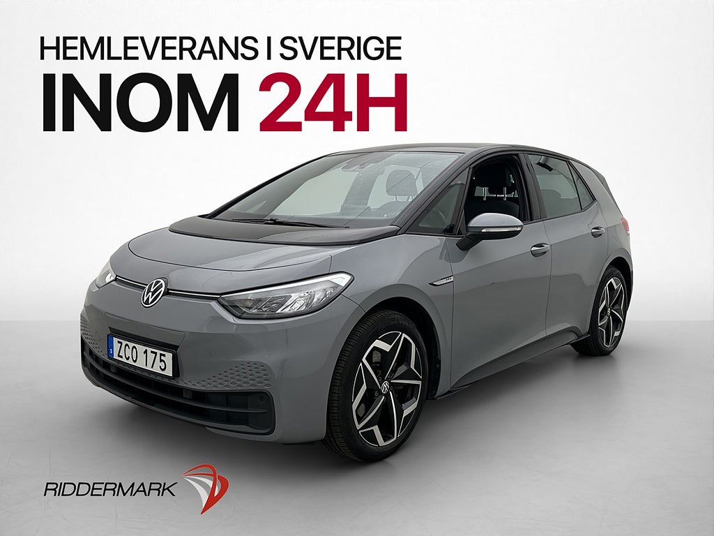 Volkswagen ID.3 Pro Performance Värmare CarPlay Rattvärme