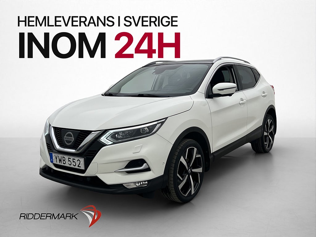 Nissan Qashqai 1.6 dCi 4WD M&K-Värmare Pano 360° Navi Drag