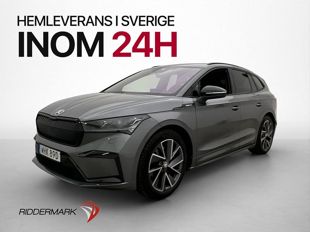Skoda Enyaq 80x Sportline Värmare Drag 360º CarPlay Adaptiv