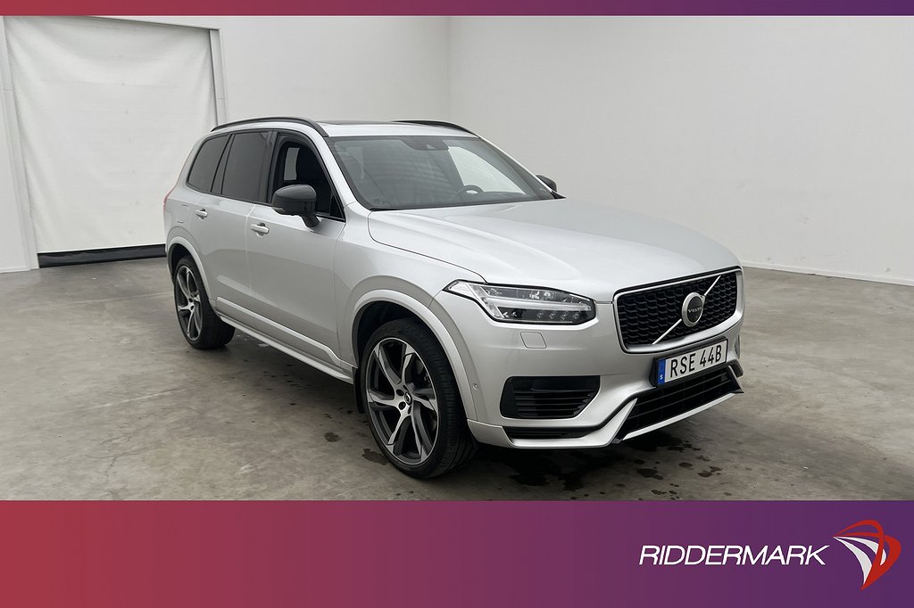 Volvo XC90 Recharge T8 R-Design 7-sit Pano H/K HUD 360° MOMS