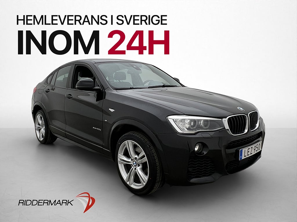 BMW X4 xDrive20d M Sport Taklucka H/K Värmare Navi Dragkrok