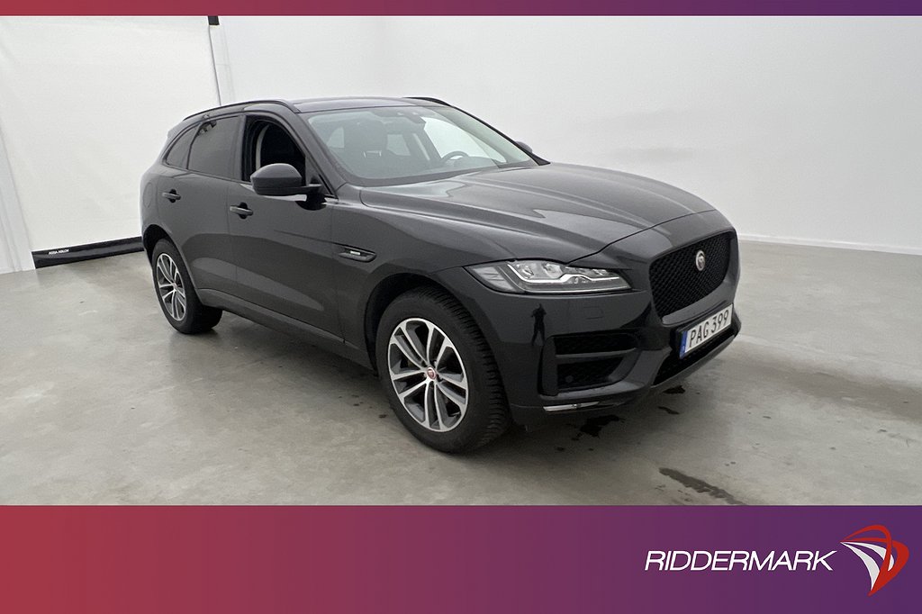 Jaguar F-Pace AWD 300hk R-Sport Pano Meridian Värm Drag