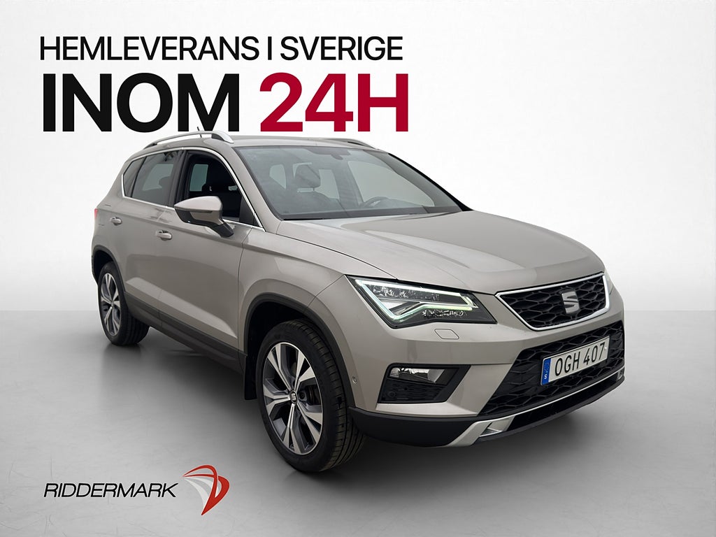 Seat Ateca 1.4 EcoTSI Xcellence Dragkrok Kamera CarPlay