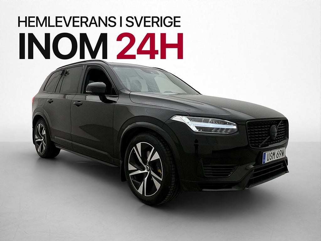 Volvo XC90 T8 AWD R-Design 7-Sits B&W Pano HuD 360° Drag