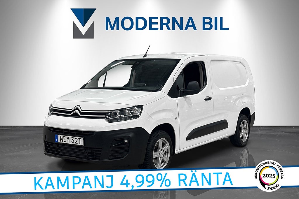 Citroën Berlingo Long 1.5 131hk Aut L2 Moms Drag D-värm 