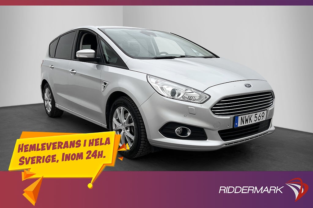 Ford S-Max 1.5 EcoBoost 160hk Trend 7 Sits Navi CarPlay Drag