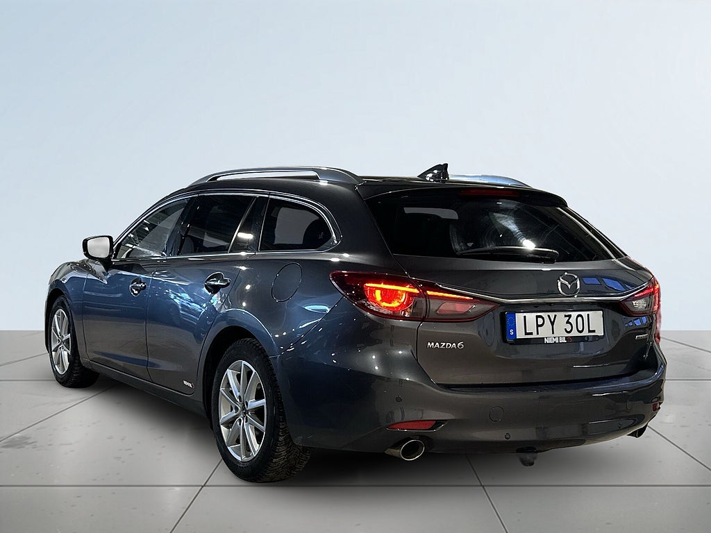 Mazda 6 Wagon Optimum 10 års Garanti BOSE Mvärm HuD 360° SoV