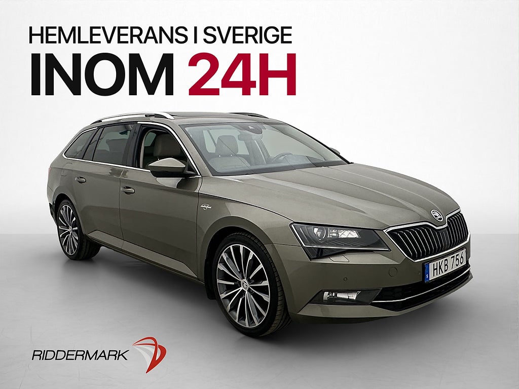 Skoda Superb 2.0 TDI 4x4 L&K Pano Drag Värmare Navi Kamera
