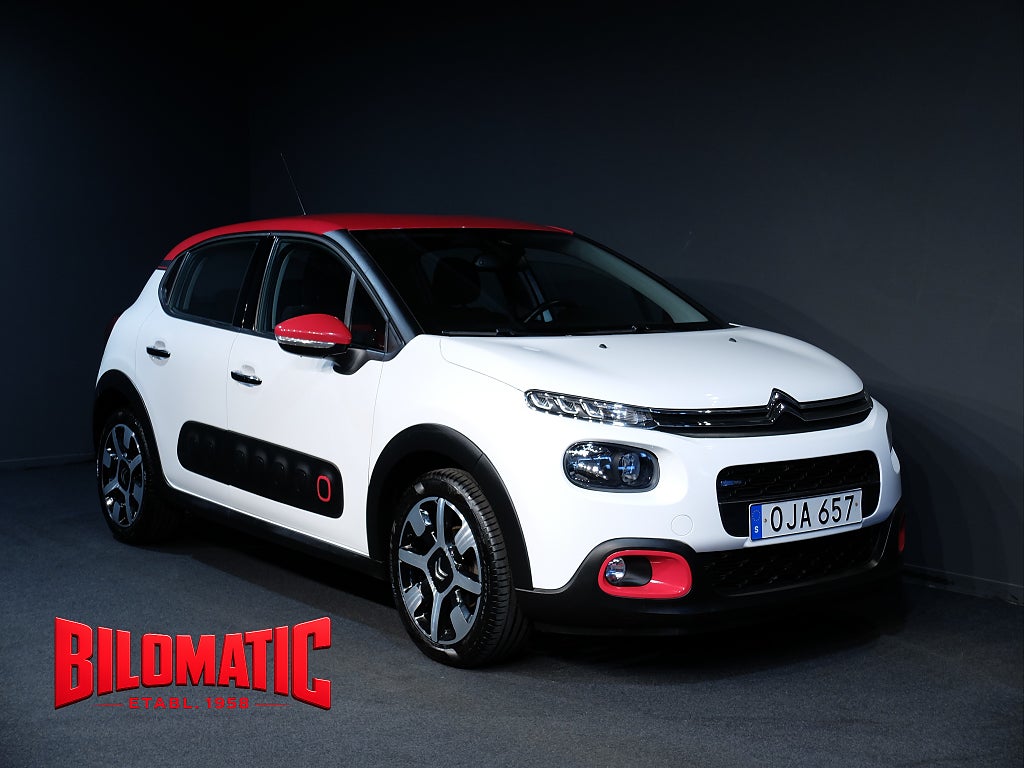 Citroën C3 1.2T PureTech 110Hk Apple Carplay V-hjul