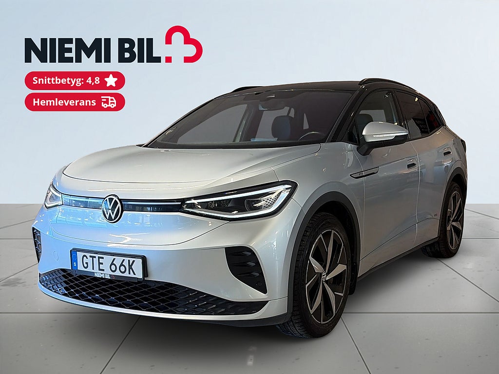 Volkswagen ID.4 GTX 77kWh 4Motion S&V-däck Dragkrok Värmare Backkamera