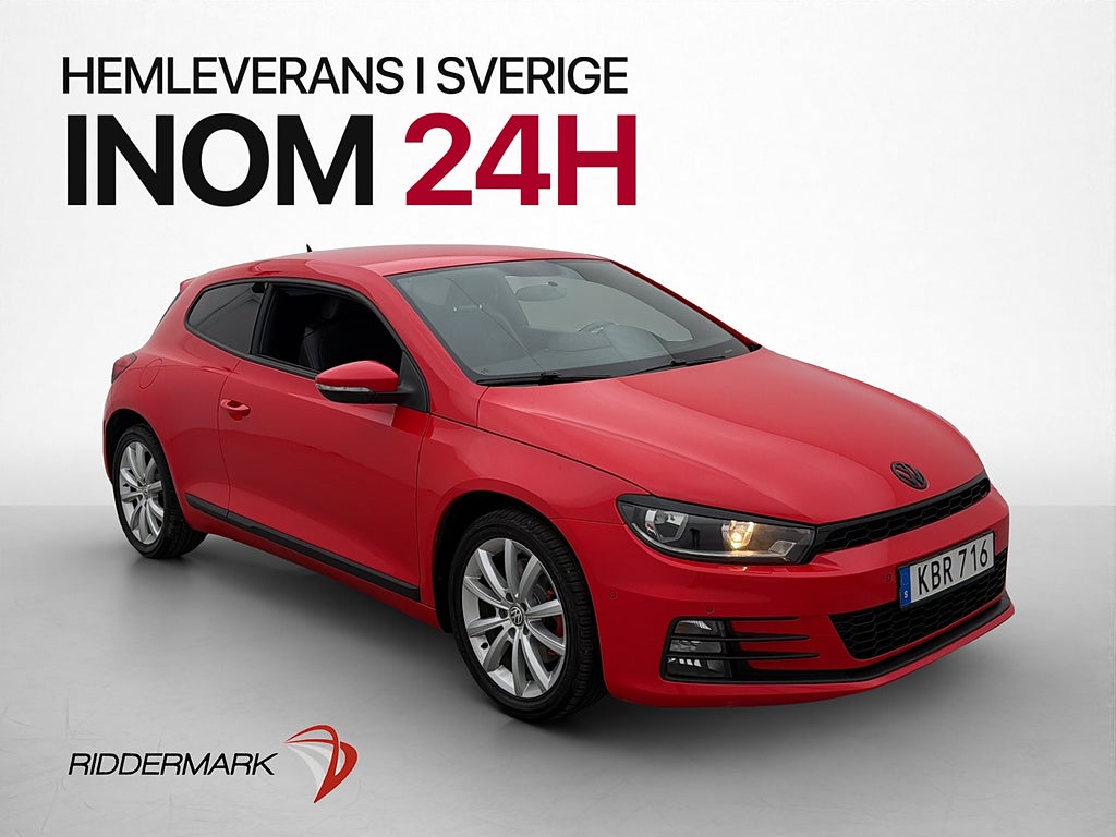 Volkswagen Scirocco 2.0 TSI 180hk Sport Keyless Halvskinn