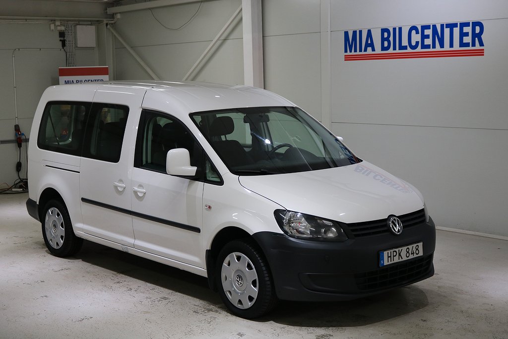 Volkswagen Caddy 1.6TDI  Maxi Life 7sits NyKamrem Momsbil