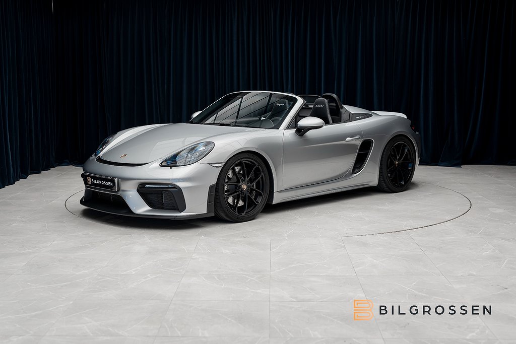 Porsche Boxster 718 Spyder 420hk S-Chrono Plus Kolfiber 