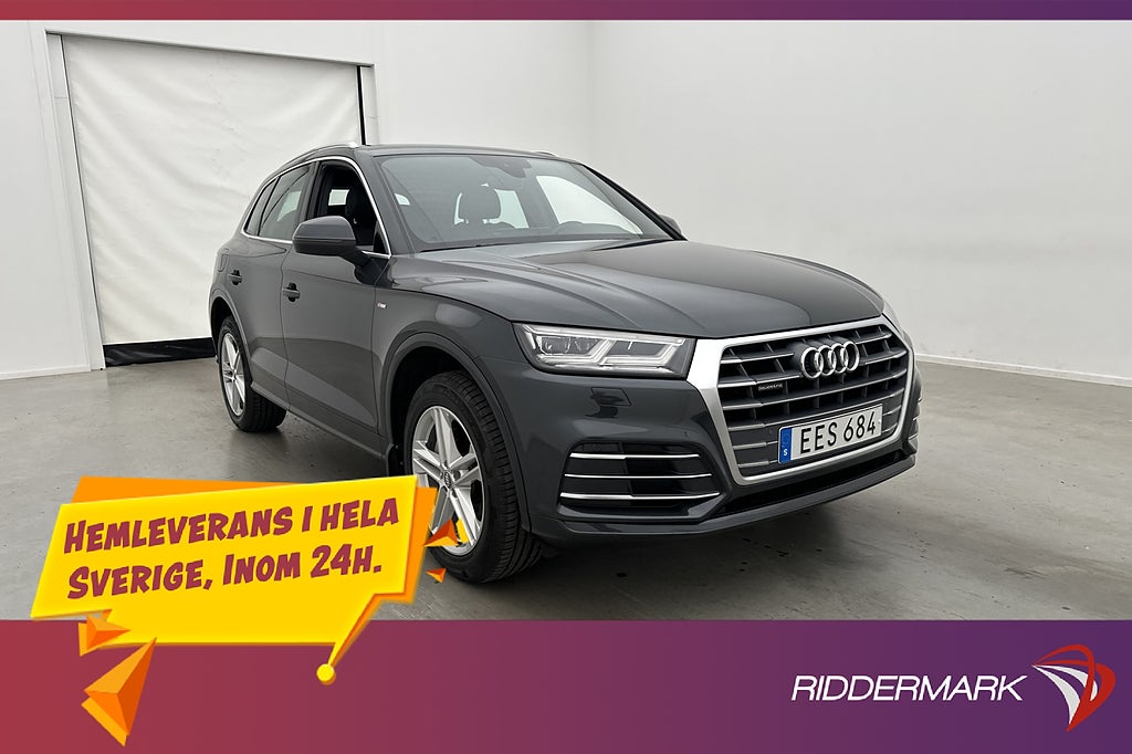 Audi Q5 2.0 TDI 190hk S-Line Quattro Värmare Dragkrok Kamera