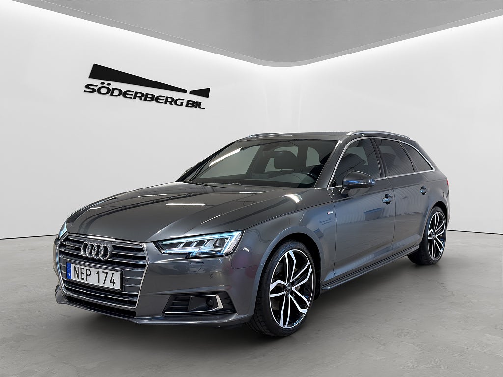 Audi A4 Avant 2.0 TDI 190 HK Q S Line DRAG B-kam NAVI ACC 
