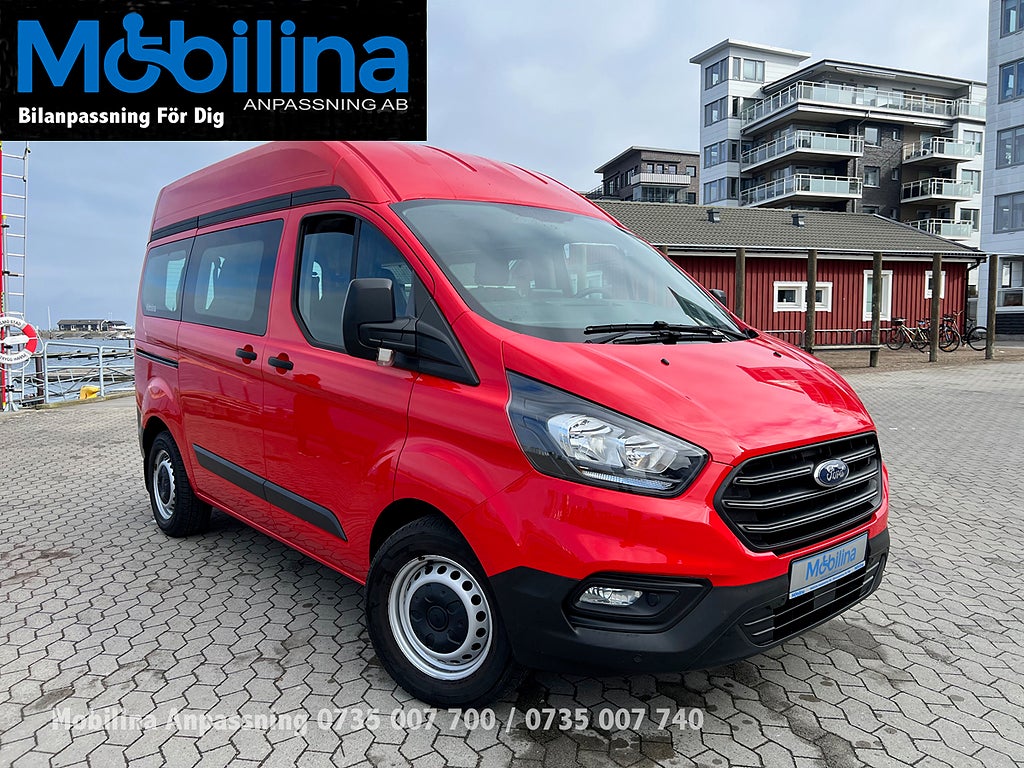 Ford Transit Custom Handikappanpassad Rullstolsbil 