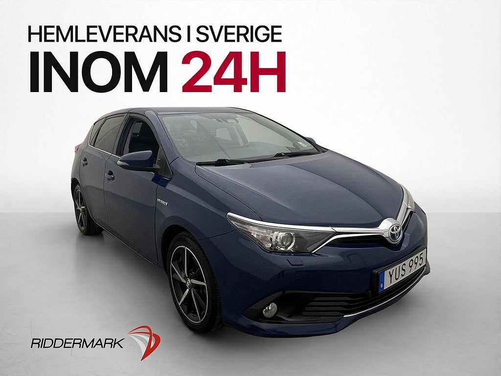Toyota Auris Hybrid 136hk Intense Edition M/K-värm Kamera