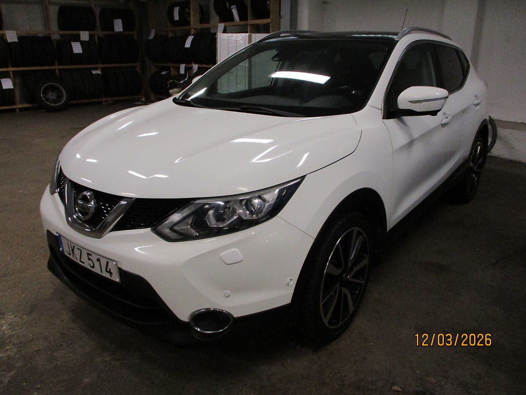 Nissan Qashqai 1.2 DIG-T Euro 5 Panoramatak Skinnklädsel GPS