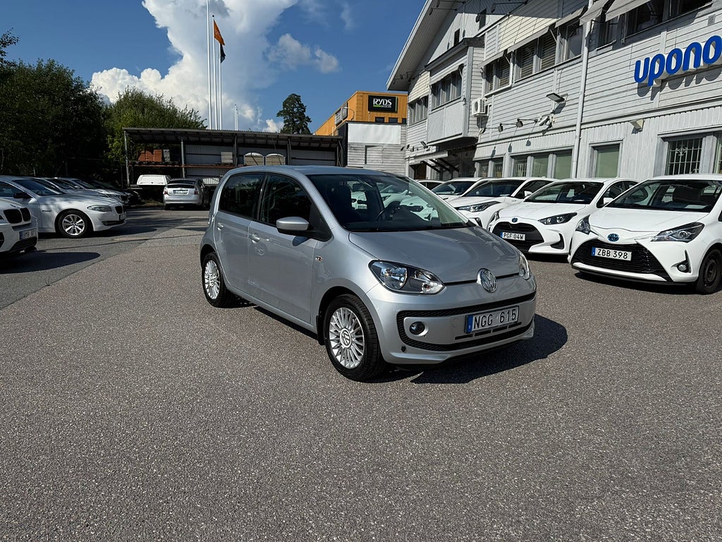 Volkswagen UP!  ECO 5-DÖRRARS HIGH UP! 68HK V-HJUL 3900Mil