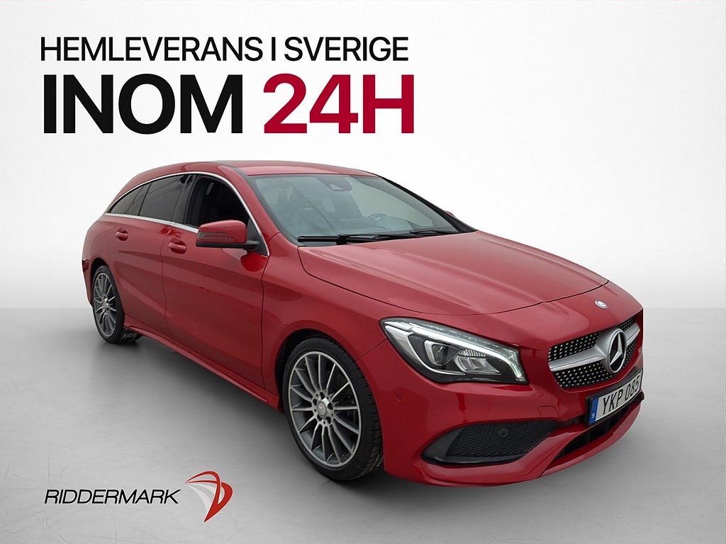 Mercedes-Benz CLA 200 AMG Kamera Sensorer Skinn/Alcantara
