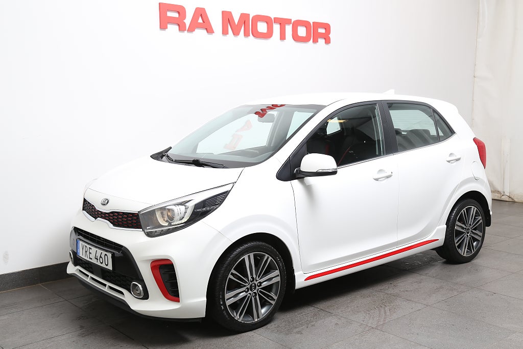 Kia Picanto 1,0 T-GDI 100hk GT-Line Skinn Kamera CarPlay 