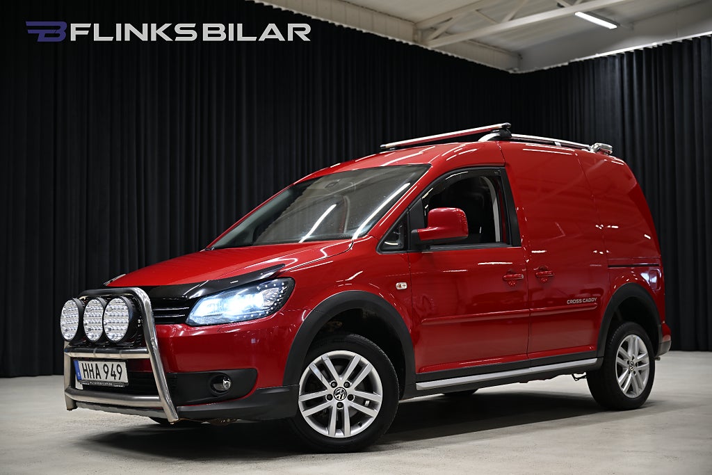 Volkswagen Caddy Alltrack 4Motion 110HK Dubbeldörr|Drag|Värmare|Xenon