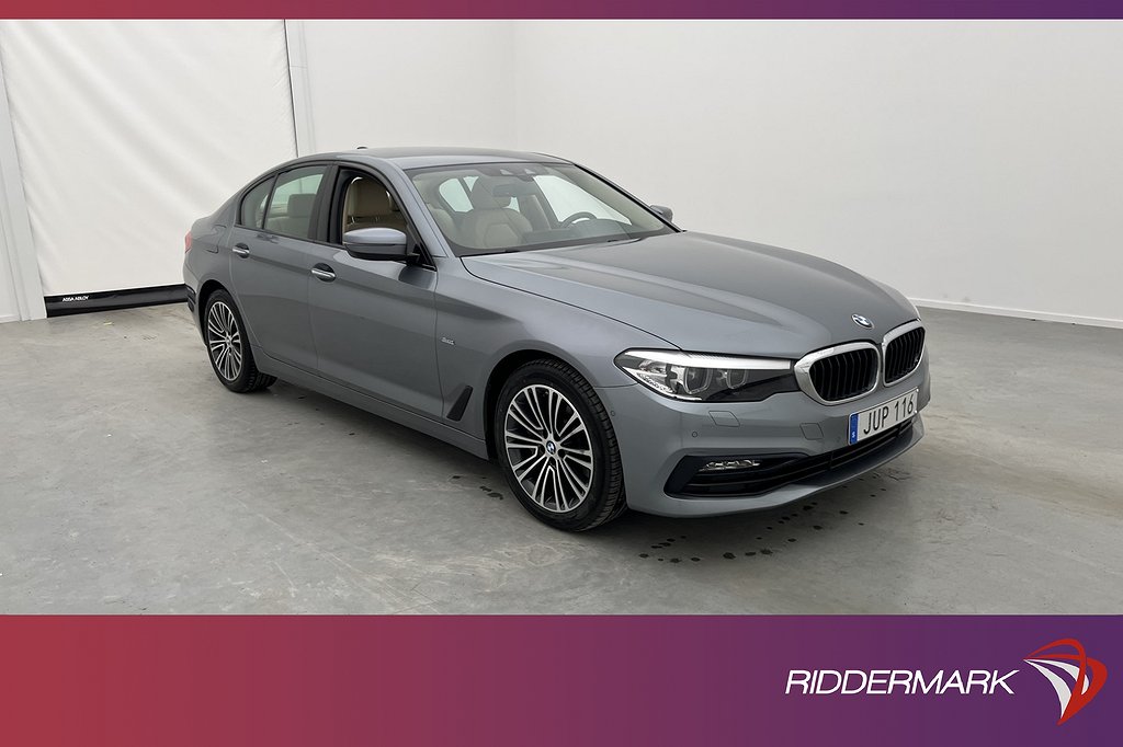 BMW 530 d xDrive 265hk Sport line Skinn Kamera Navi Drag