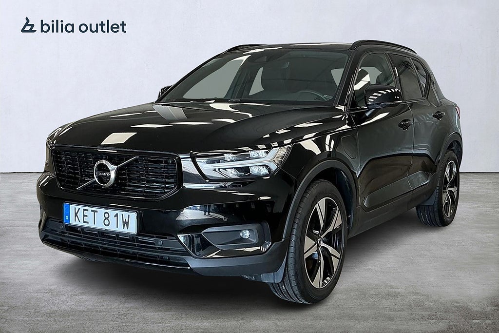 Volvo XC40 Recharge T4 R-Design Nyservad Drag B-kamera Skinn 