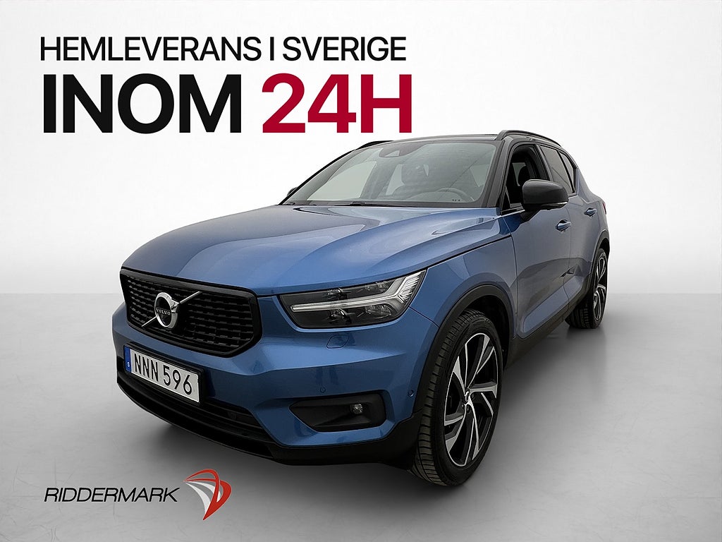 Volvo XC40 T5 247hk AWD R-Design Pano H/K Drag 360° Värmare