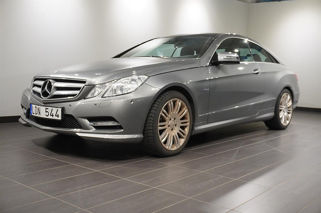 Mercedes-Benz E 200 Coupé BE 7g-Tronic Plus AMG Sport Pano Lågmil