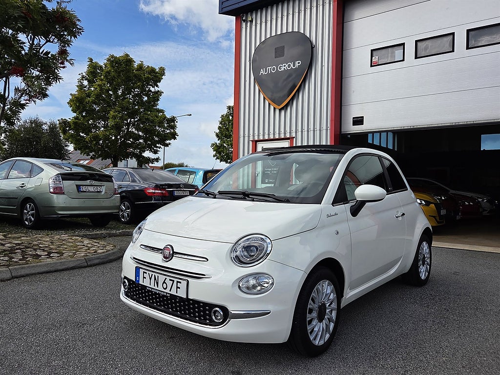 Fiat 500 C Hybrid Manuell, 70hk Lounge