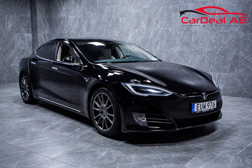 Tesla Model S 100D AWD Pano Luftfj. B-Kamera Skinn Navi MOMS