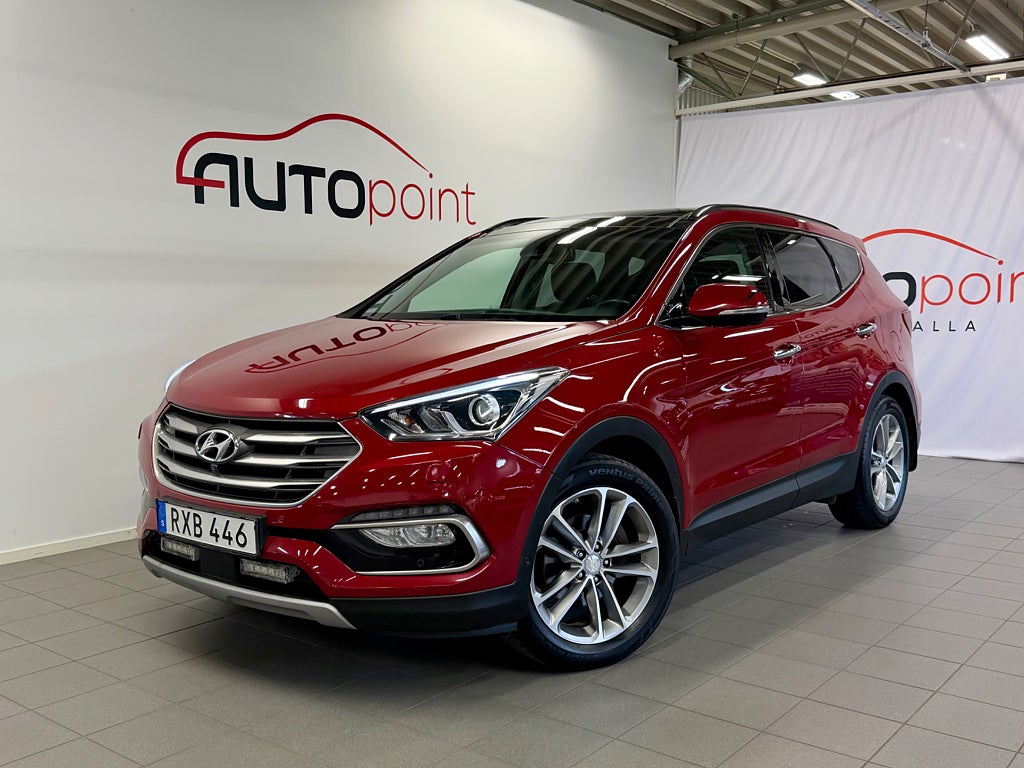 Hyundai Santa Fe 2.2 CRDi 4WD 200hk PremiumPlus|7-sits|Pano|Drag|SE UTR*