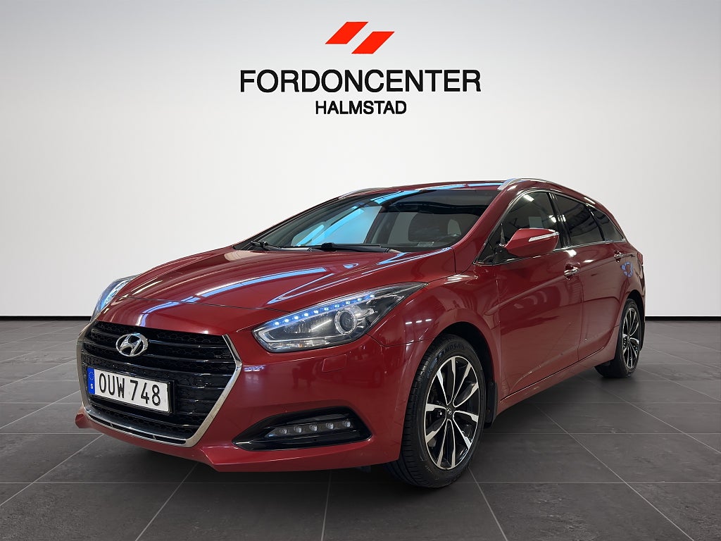 Hyundai i40 cw 1.7 CRDi 141hk, 4.95%|Drag|B-Kam|Skinn|NyServ/Besikt