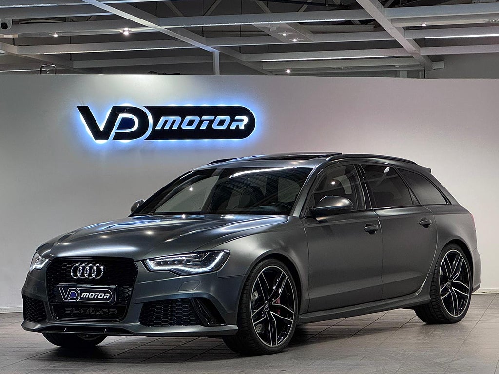 Audi RS6 4.0 TFSI Pano Dynamic Bose HuD 360 Carbon Sv-såld 560hk