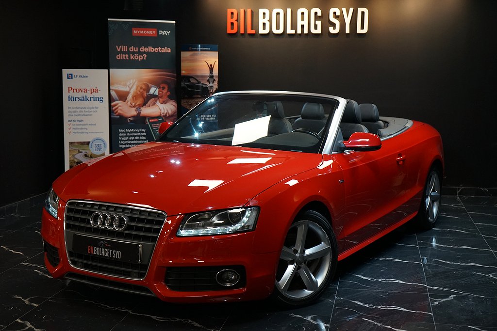 Audi A5 Black Weeak REA 15000kr Cabriolet  //S-Line//Sport//Välvårdad//